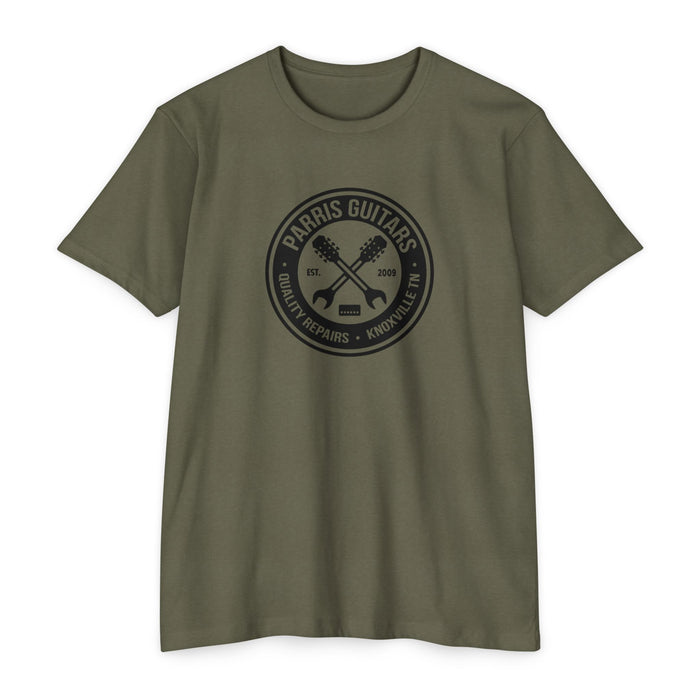 Parris Guitars "Mod Shop"  Unisex T-shirt. Show your style and support your favorite repair shop