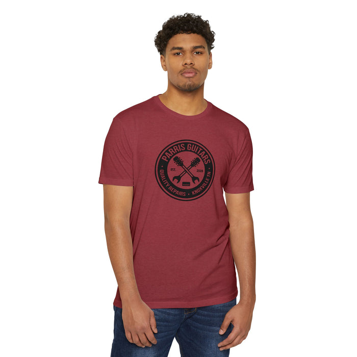 Parris Guitars "Mod Shop"  Unisex T-shirt. Show your style and support your favorite repair shop