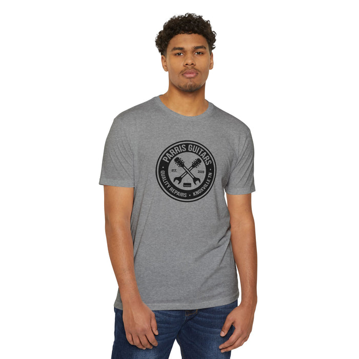 Parris Guitars "Mod Shop"  Unisex T-shirt. Show your style and support your favorite repair shop