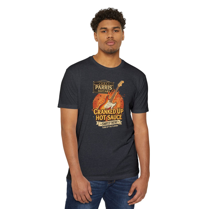 Cranked Up Hot Sauce Guitar T-Shirt