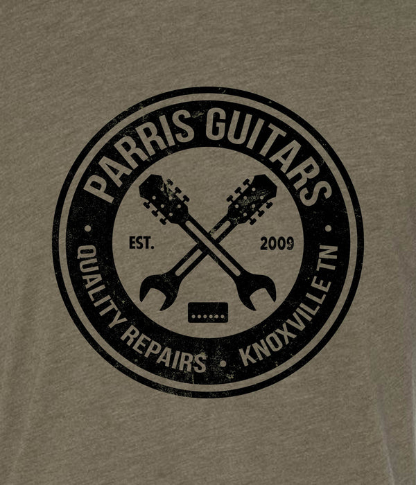 Parris Guitars "Mod Shop" Shirt - Military Green