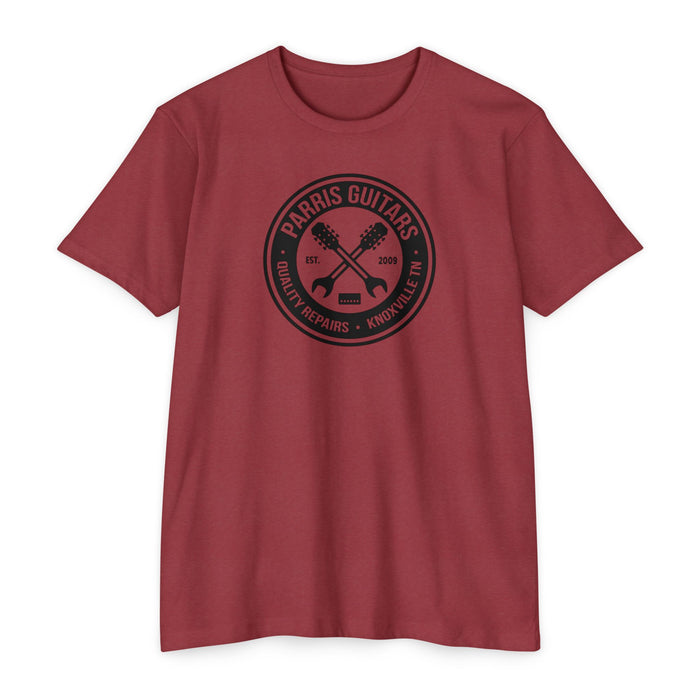 Parris Guitars "Mod Shop"  Unisex T-shirt. Show your style and support your favorite repair shop