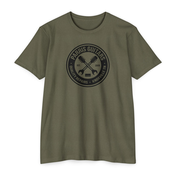 Parris Guitars "Mod Shop"  Unisex T-shirt. Show your style and support your favorite repair shop