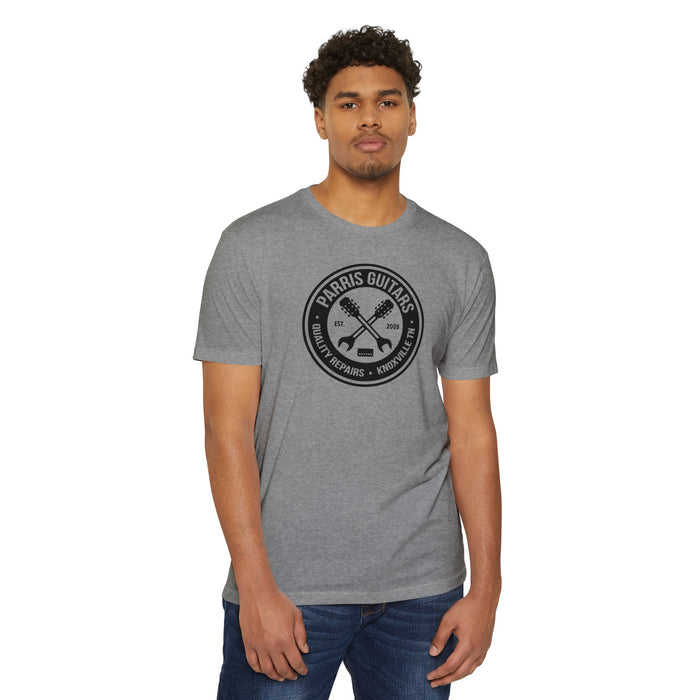 Parris Guitars "Mod Shop"  Unisex T-shirt. Show your style and support your favorite repair shop