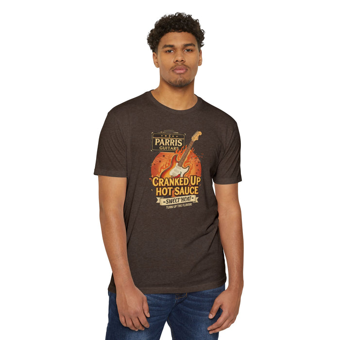 Cranked Up Hot Sauce Guitar T-Shirt