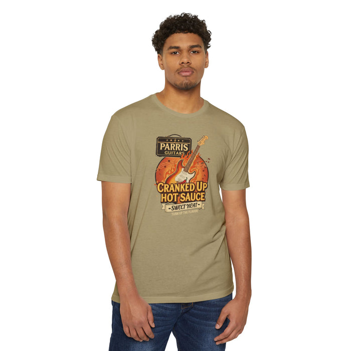 Cranked Up Hot Sauce Guitar T-Shirt