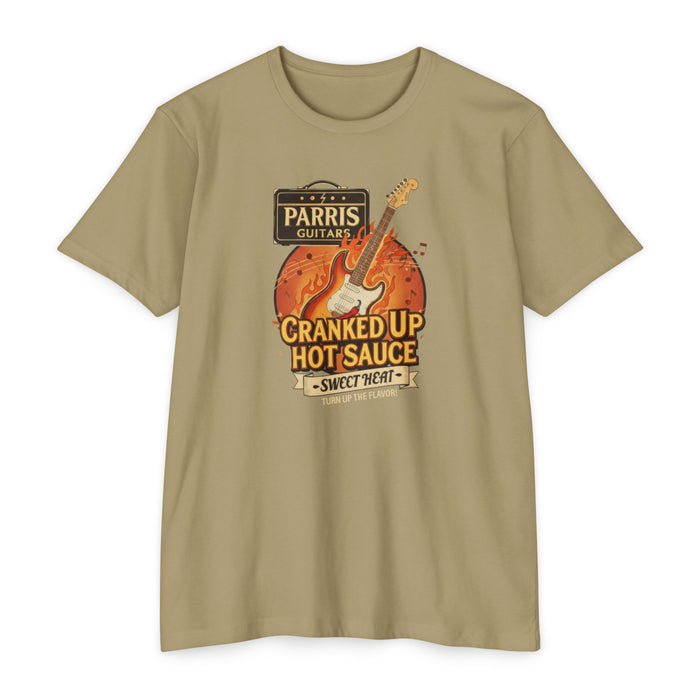 Cranked Up Hot Sauce Guitar T-Shirt