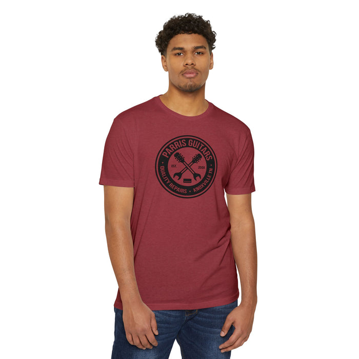 Parris Guitars "Mod Shop"  Unisex T-shirt. Show your style and support your favorite repair shop