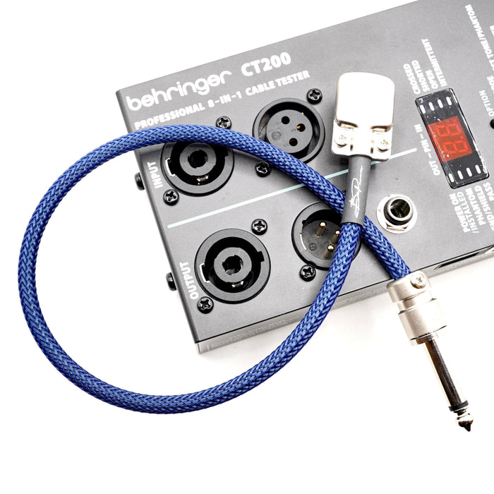 Electric Blue Deluxe Pedalboard Cable