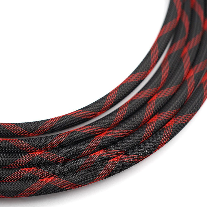Black Widow (Black/Red) Workhorse Instrument Cable - BP Signature Cables