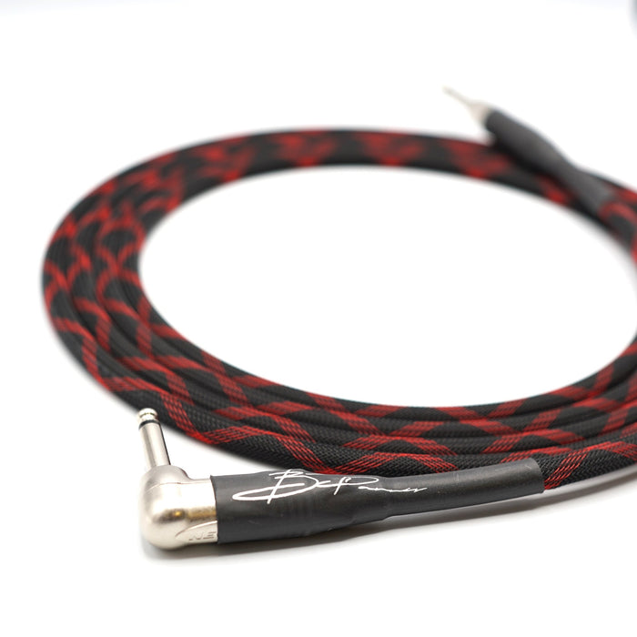 Black Widow (Black/Red) Workhorse Instrument Cable - BP Signature Cables