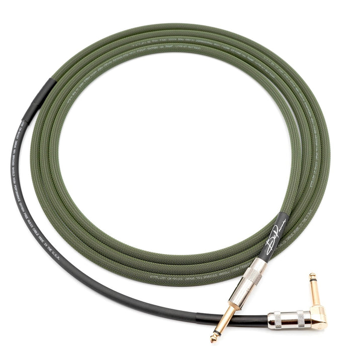 Camo Green Soft-Tail Deluxe Instrument Cable